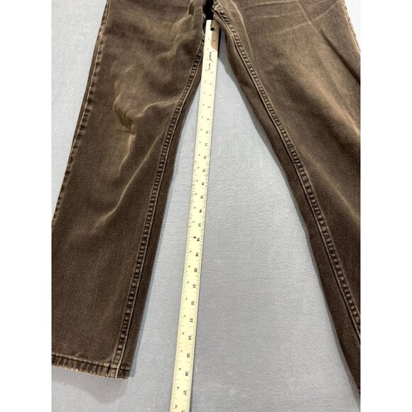 Lee Women's Straight Leg Jeans Denim High Rise Five Design Pockets Gray Size W31 - Picture 7 of 10